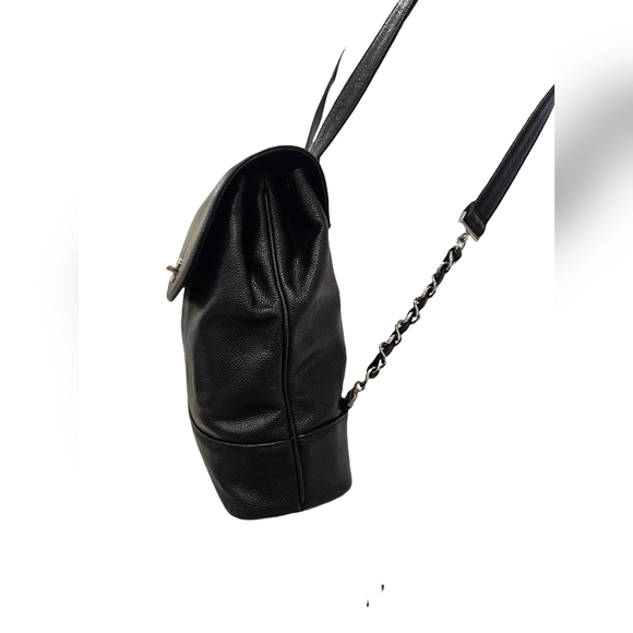 ❌️SOLD❌️⚜️Vintage ⚜️Chanel Black Caviar 'CC' Backpack - Picture 5 of 16